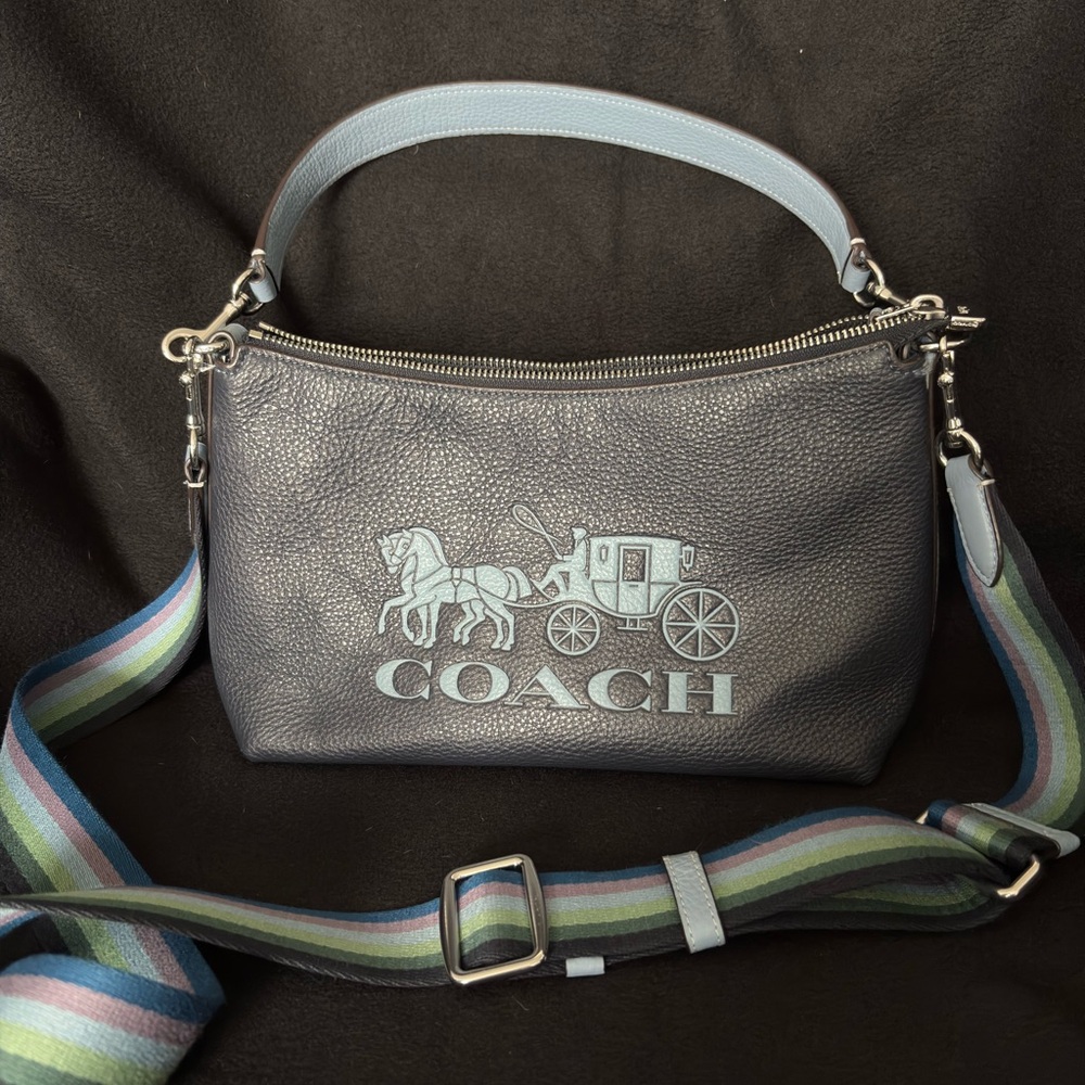 Coach Navy Leather Women's Bag
